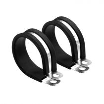 Front side of Stainless Steel Bracket for Nuke Performance Fuel Filters 2pcs
