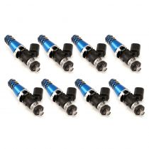 Injector Dynamics ID2600, for SC400 / 1UZ-FE V8 applications, 11mm (blue) adapter tops. Denso lower cushions. Set of 8. 2600.60.11.D.8