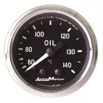 Autometer Gauge, Oil Temp, 2 1/16", 60-140 degree c, Mechanical, Cobra