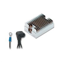 Accel Electronic Voltage Regulator in Chrome for Dyna 70-75 Fx, FXE
