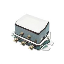 Accel Electronic Voltage Regulator in Chrome for 52-64 K,XL