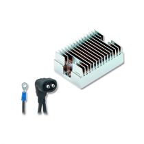 Accel Electronic Voltage Regulator in Chrome for Softail 89-99