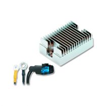 Accel Electronic Voltage Regulator in Chrome for Softail 2000