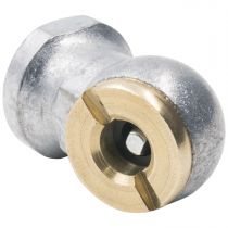 Autometer Air Chuck, 90 degree  Ball Foot, 1/4" Npt