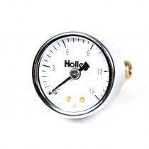 Holley Mechanical Fuel Pressure Gauge 0-15 PSI