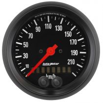 Autometer Gauge, Speedometer, 3 3/8", 225Km/H, Gps, Z-Series