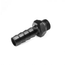 Front side of 1/4 BSPP Barb Fitting for 8 mm hose