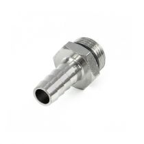 Front side of 1/8 BSPP Barb Fitting to 4 mm hose