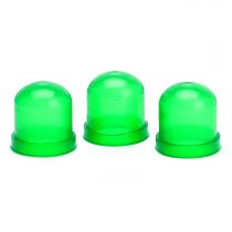 Autometer Light Bulb Boots, Green, Qty. 3