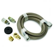Autometer Line, Braided Stainless Steel, #4 Dia., 6Ft. Length, -4An And 1/8" Nptf Fittings
