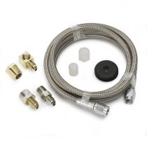 Autometer Line, Braided Stainless Steel, #3 Dia., 6Ft. Length, -3An And 1/8" Nptf Fittings