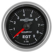 Autometer Gauge, Pyrometer (Egt), 2 1/16", 900ºc, Digital Stepper Motor, Sport-Comp Ii