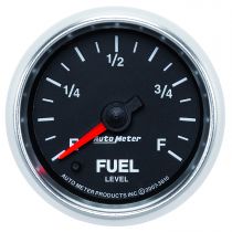 Autometer Gauge, Fuel Level, 2 1/16", 0-280 Ω Programmable, Gs