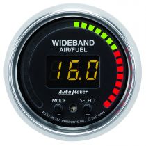 Autometer Gauge, Air/Fuel Ratio-Pro, 2 1/16", 10:1-20:1, Digital W/ Peak & Warn, Gs
