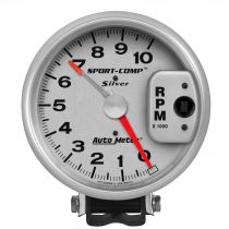 Autometer Gauge, Tachometer, 5", 10K Rpm, Pedestal W/ Red Line, Ultra-Lite