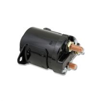 Accel Starter Solenoid in Black for Harley Dyna FXR 82-88 - Front side 