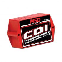 MSD Powersports Universal CDI Programmable Single Cylinder Ignition - Front side 