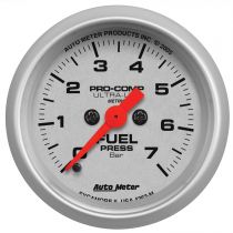 Autometer Gauge, Fuel Pressure, 2 1/16", 7 Bar, Electric, Ultra-Lite