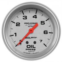 Autometer Gauge, Oil Pressure, 2 5/8", 7.0Kg/Cm2, Mechanical, Ultra-Lite