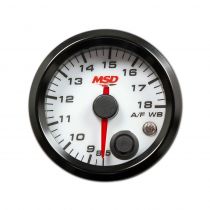 MSD White Standalone Air/Fuel Wideband 02 Gauges Kit