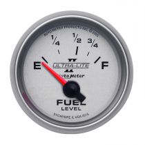 Autometer Gauge, Fuel Level, 2 1/16", 73 To 10Ω, Elec, Ultra-Lite Ii