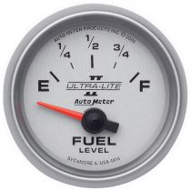Autometer Gauge, Fuel Level, 2 1/16", 240 To 33Ω, Elec, Ultra-Lite Ii