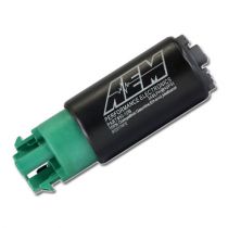 AEM 340lph E85 Compatible High Flow In-Tank Fuel Pump with hooks - Front side