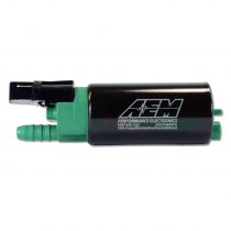 AEM E100/M100 High Flow Fuel Pump for Polaris RZR Turbo - Front side of the pump