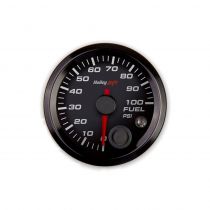 Holley EFI Black Fuel Pressure Gauge 52mm-Black