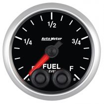 Autometer Gauge, Fuel Level, 2 1/16", 0-280Ω Programmable, Elite