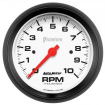 Autometer Gauge, Tachometer, 3 3/8", 10K Rpm, In-Dash, Phantom