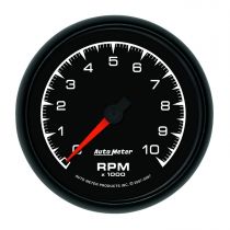 Autometer Gauge, Tachometer, 3 3/8", 10K Rpm, In-Dash, Es