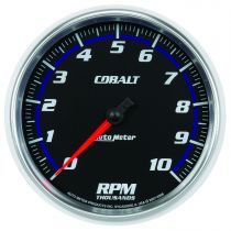 Autometer Gauge, Tachometer, 5", 10K Rpm, In-Dash, Cobalt