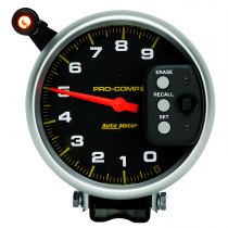 Autometer Gauge, Tach, 5", 9K Rpm, Pedestal W/ Quick Lite & Peak Memory, Pro-Comp