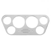 Autometer Dash Panel, Ford Truck 53-55, 2 X 3-1/8", 4 X 2-1/16", Billet
