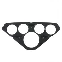 Autometer Dash Panel, Chevy Truck 55-59, 1 X 3-1/8", 4 X 2-1/16", Black