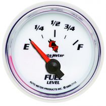 Autometer Gauge, Fuel Level, 2 1/16", 0 To 90Ω, Elec, C2