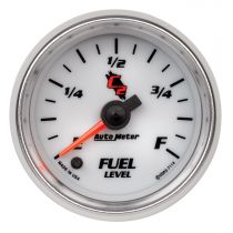 Autometer Gauge, Fuel Level, 2 1/16", 0-280Ω Programmable, C2