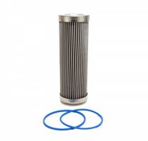 PRO Series Extreme Flow In-Line Fuel Filter 40 Micron Stainless Steel Element