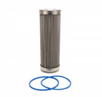 PRO Series Extreme Flow In-Line Fuel Filter 100 Micron Stainless Steel Element -