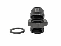 6061-T6 Aluminum Port Fitting -8AN ORB to -8AN 37 Flare,