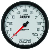 Autometer Gauge, Tachometer, 5", 10K Rpm, In-Dash, Phantom Ii