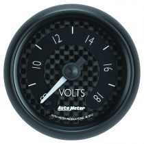 Autometer Gauge, Voltmeter, 2 1/16", 18V, Digital Stepper Motor, Gt