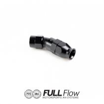 Front side of Full Flow PTFE Hose End Fitting 30 Degree AN-6