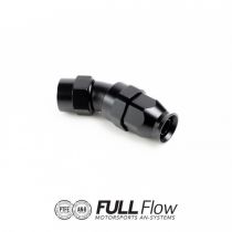 Front side of Full Flow PTFE Hose End Fitting 30 Degree AN-8