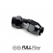 Front side of Full Flow PTFE Hose End Fitting 30 Degree AN-12