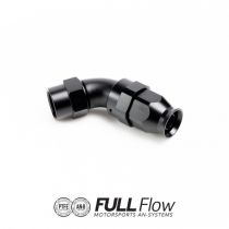 Front side of Full Flow PTFE Hose End Fitting 60 Degree AN-8