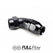Front side of Full Flow PTFE Hose End Fitting 60 Degree AN-12