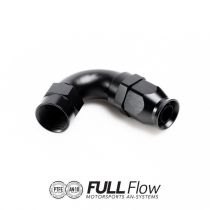 Front side of Full Flow PTFE Hose End Fitting 120 Degree AN-10