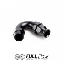 Front side of Full Flow PTFE Hose End Fitting 150 Degree AN-8